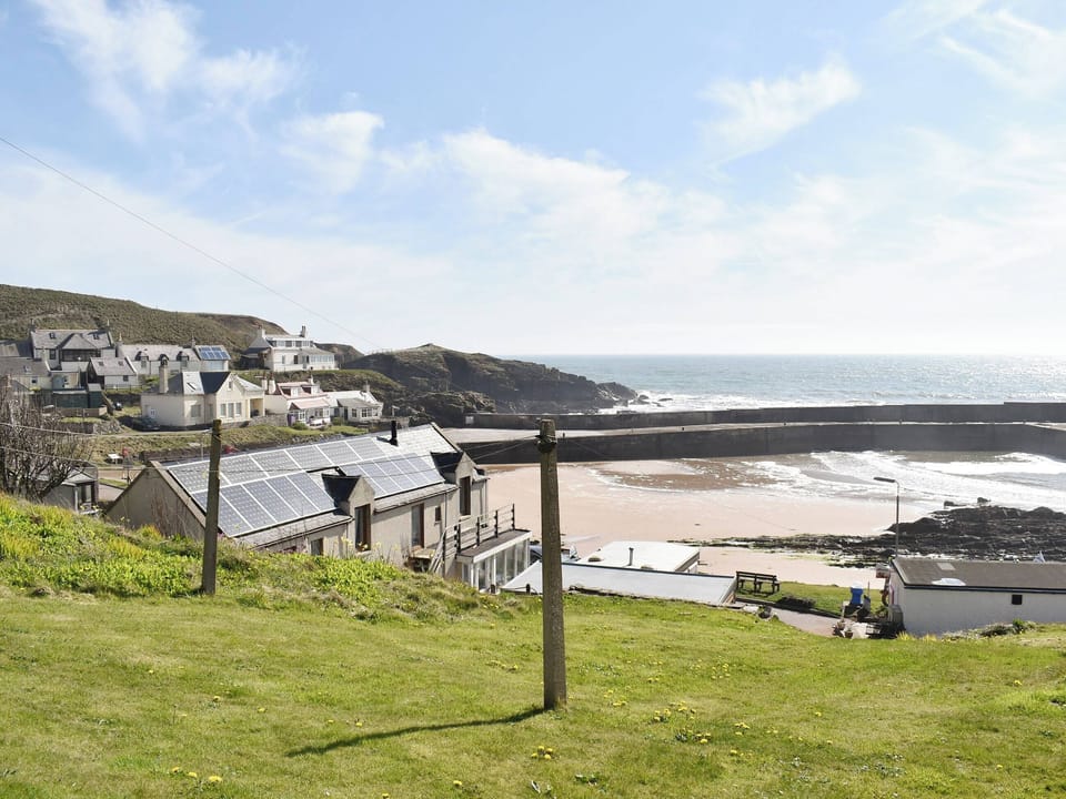 Picturesque coastal view | Seaton Cottage, Collieston, near Ellon