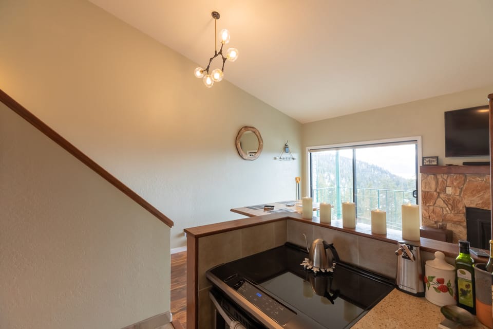 Fully equipped kitchen and updated appliances.  