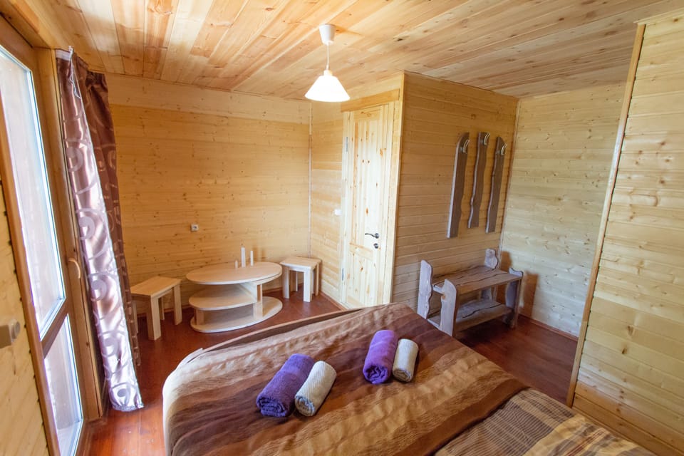 Honeymoon Double Room, 1 King Bed, Mountain View | Hypo-allergenic bedding, soundproofing, free WiFi, bed sheets