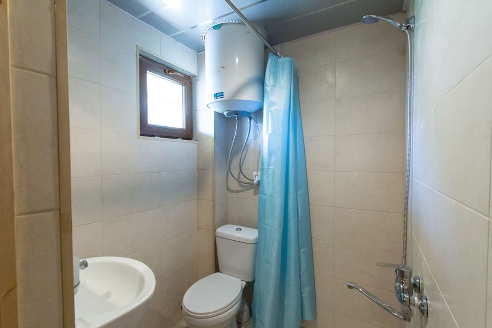 Deluxe Double Room, 1 King Bed, Mountain View | Bathroom | Shower, hair dryer, towels, soap