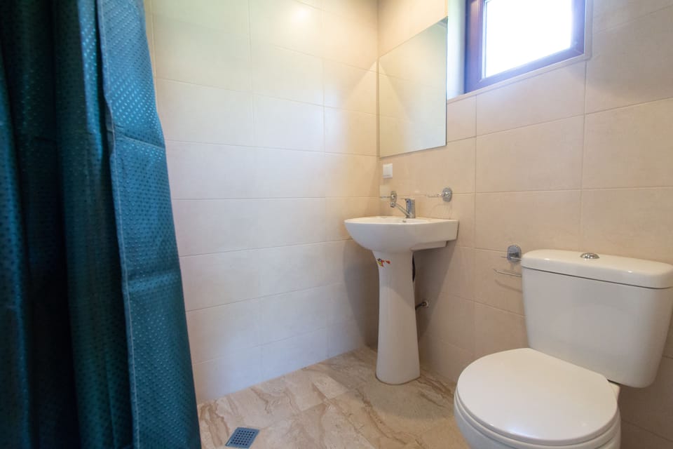 Family Triple Room, Mountain View | Bathroom | Shower, hair dryer, towels, soap