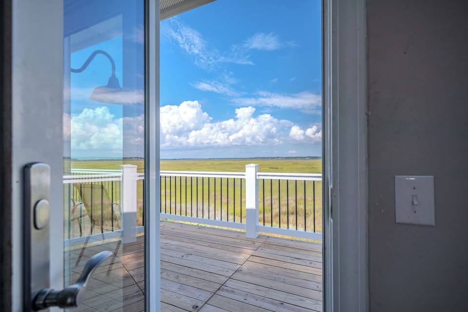 Entrance to Marsh View Porch - 2nd Level