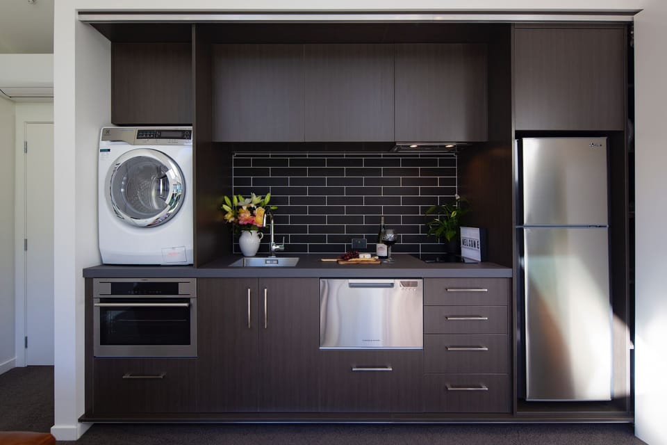 All cooking and laundry facilities. 