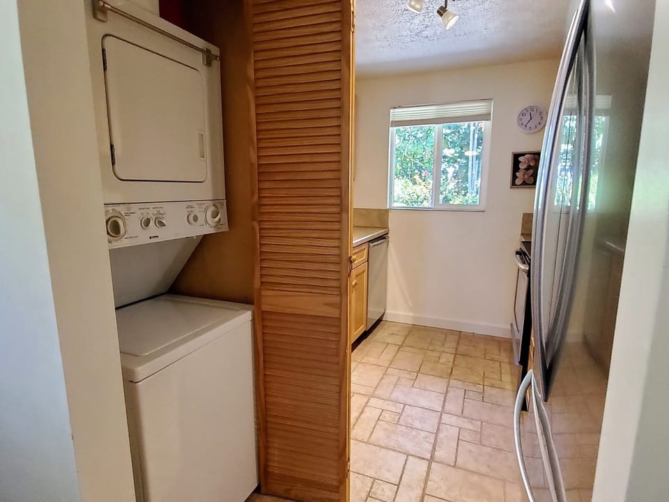 A washer and dryer for your personal use.  Save on space for packing!
