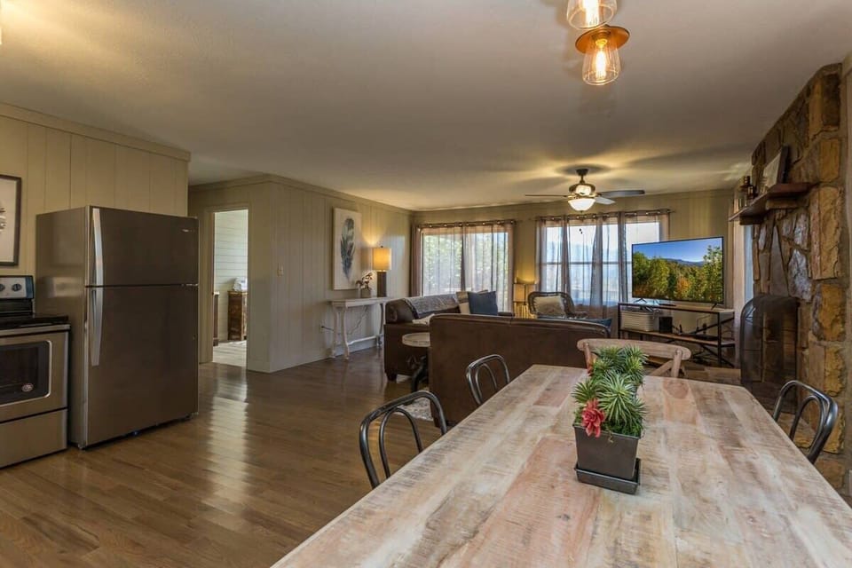 Living Room View From Farmhouse Kitchen Table!