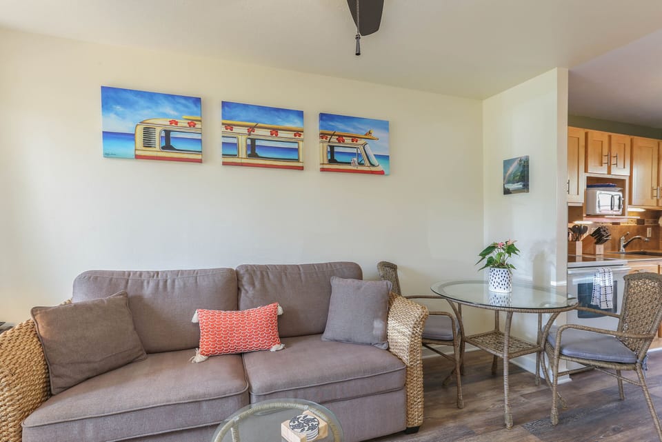 Living Room with Sofa Sleeper