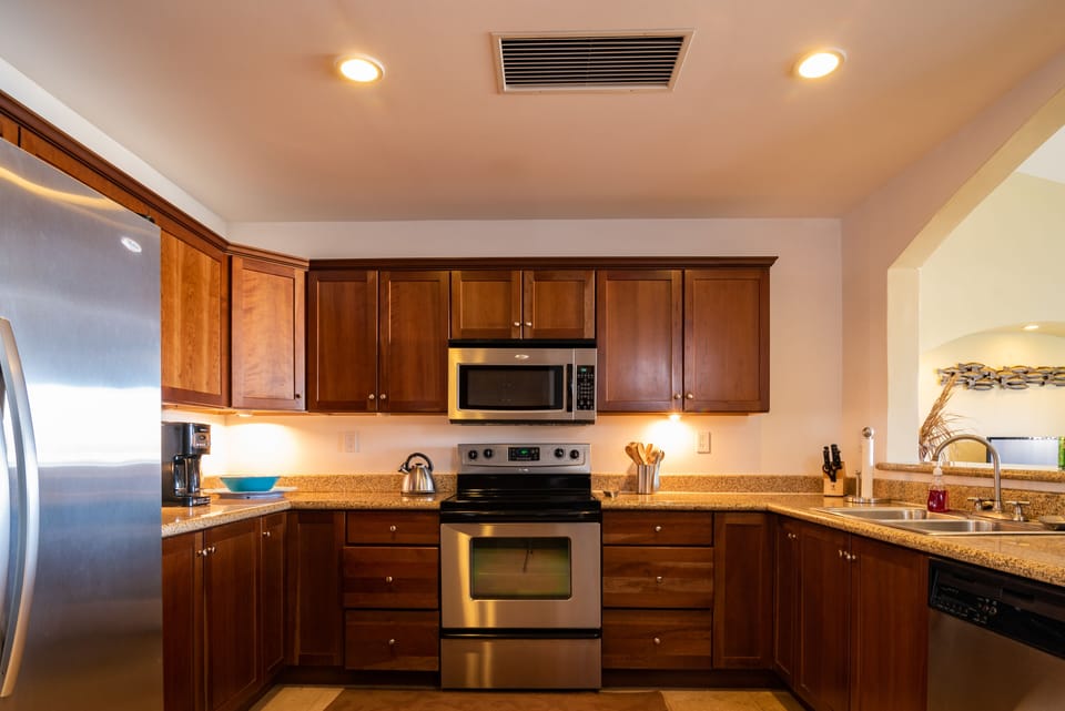Kitchen stove.