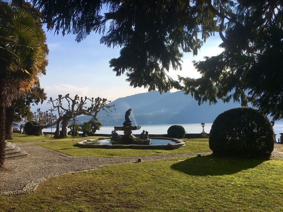 The park is just a short walk down from the residence