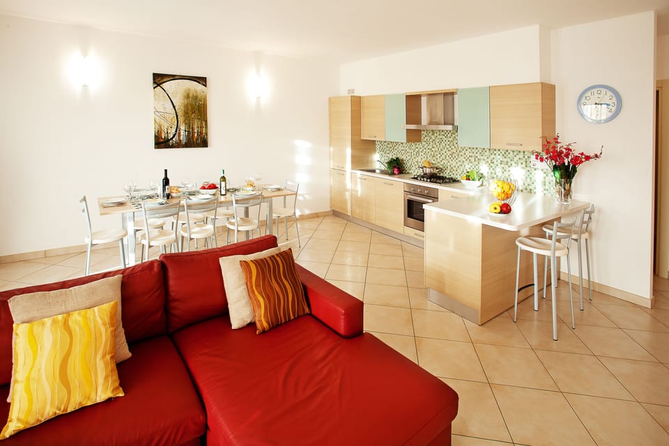 Open plan living.