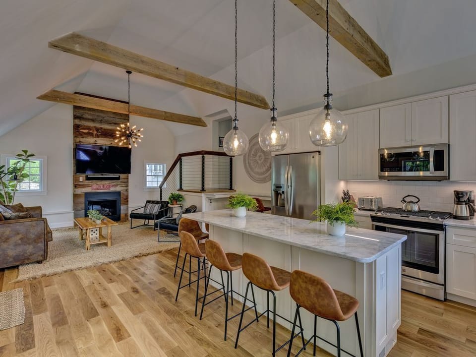 Open Concept Kitchen Living Area