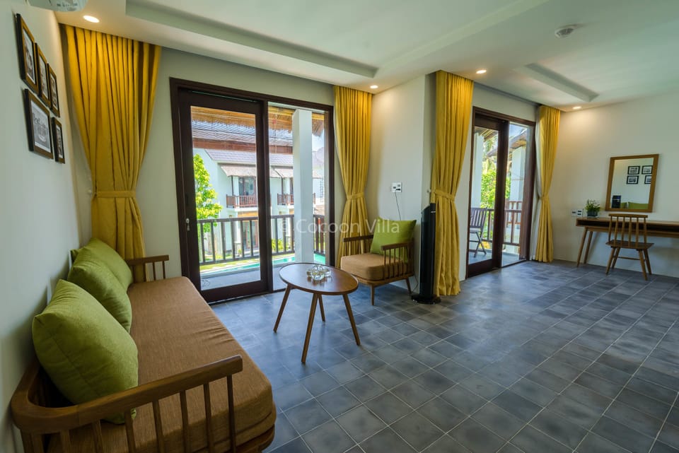Cocoon Villa | Living area | LCD TV