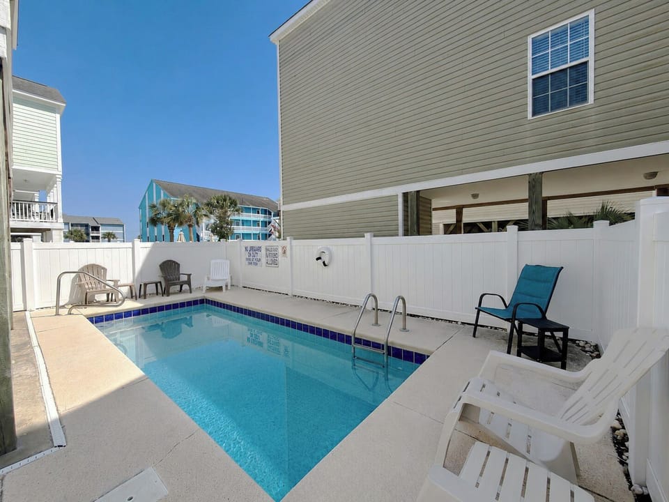 Enjoy the private pool.