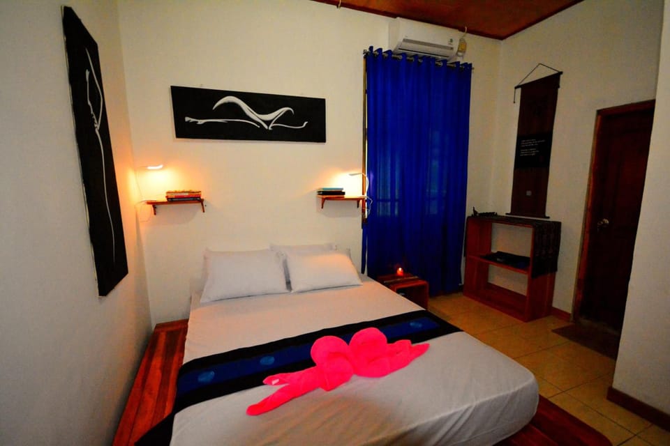 Blackout drapes, WiFi (free), bed sheets