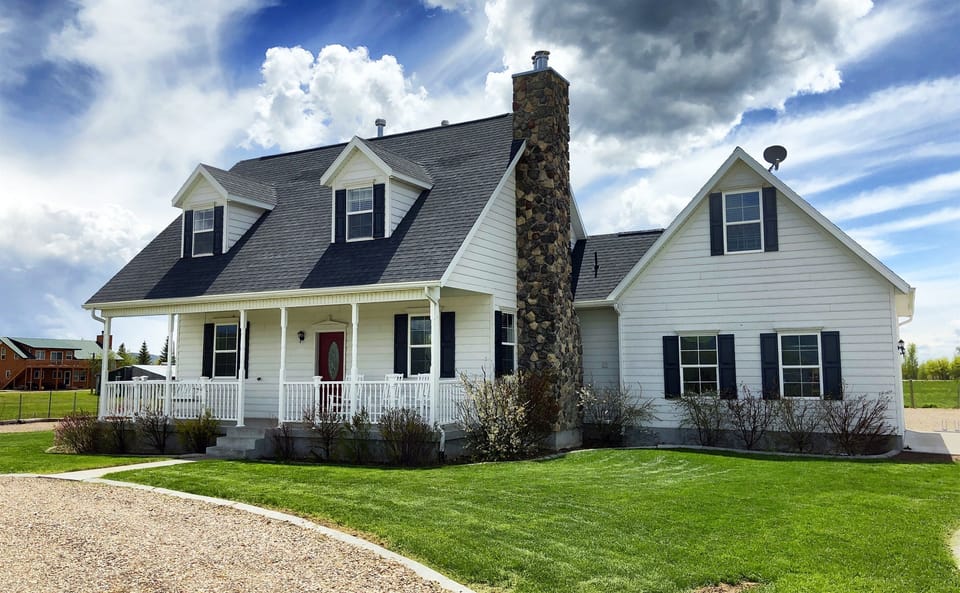 Our house is big enough, inside and out, for the whole family