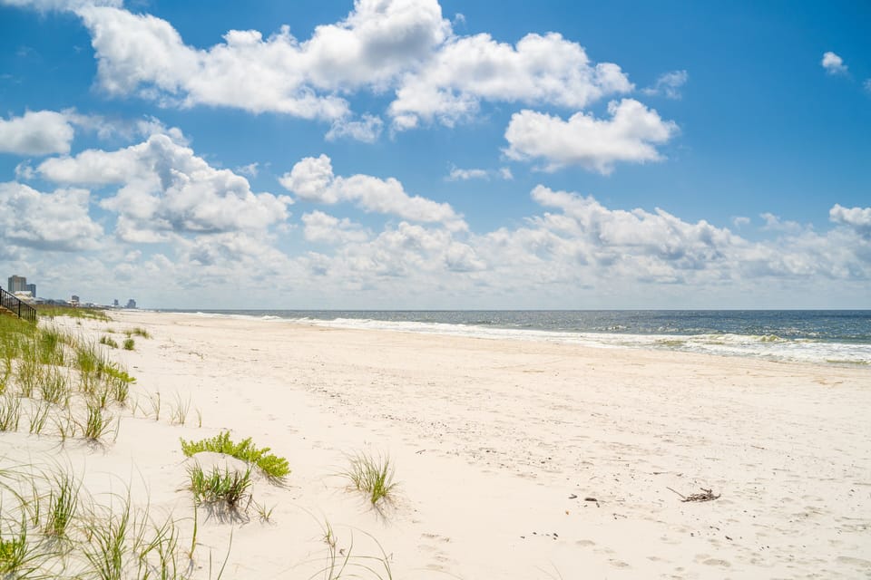 Rarely do you see anyone else on the beach 