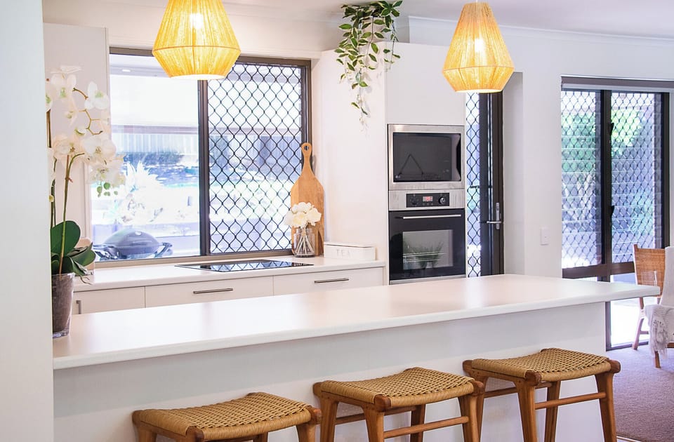Family House, 3 Bedrooms, Kitchen, Garden View | Private kitchen | Espresso maker, coffee/tea maker, full-size fridge, microwave