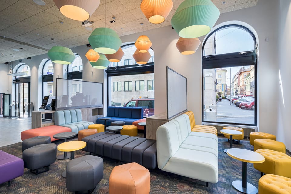 Lobby sitting area