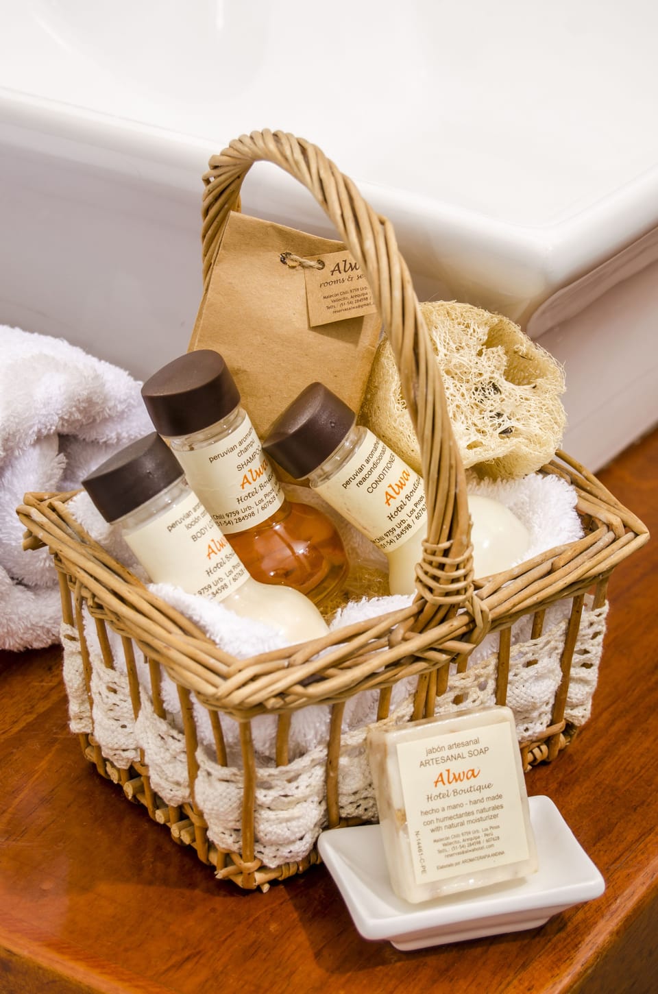 Free toiletries, hair dryer, towels