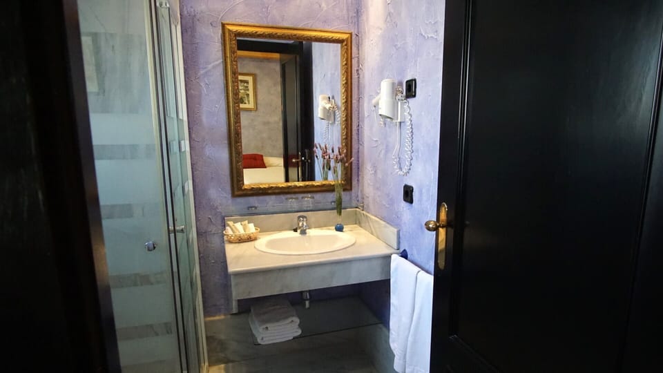 Junior Suite | Bathroom | Shower, free toiletries, hair dryer, towels