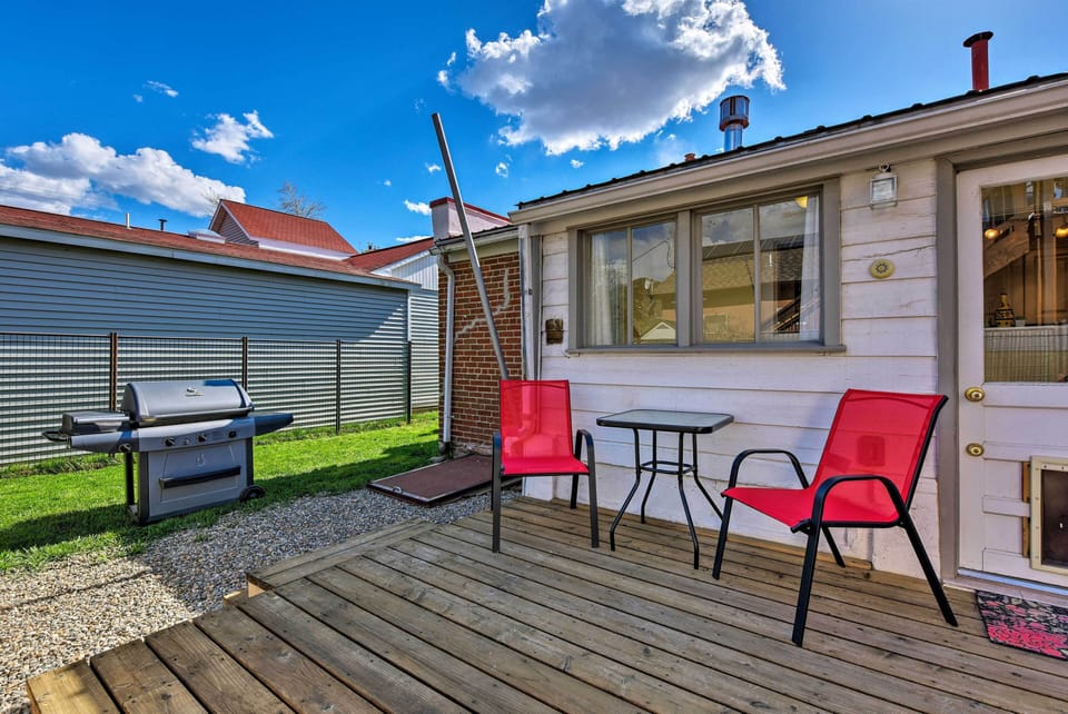 Enclosed Backyard w/ Gas Grill