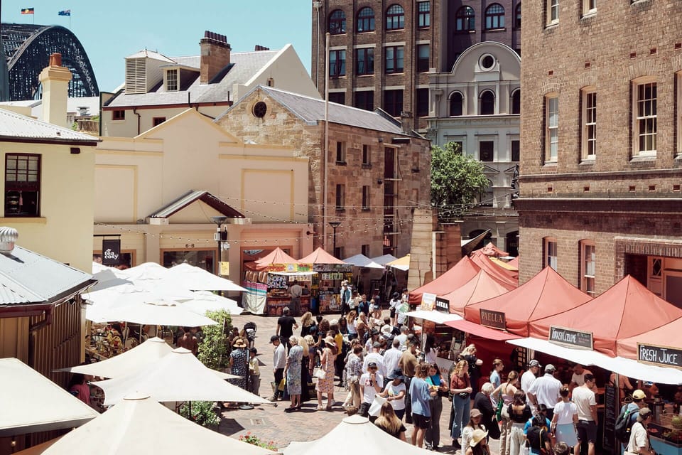 The Rocks Markets every Fridays, Saturdays and Sundays