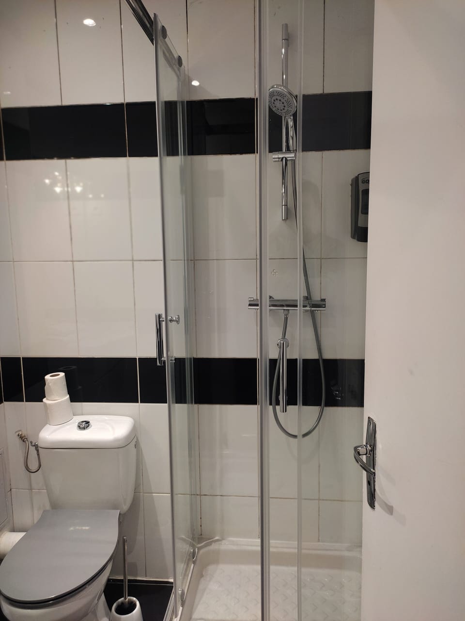 Double Room | Bathroom | Shower, hair dryer, towels