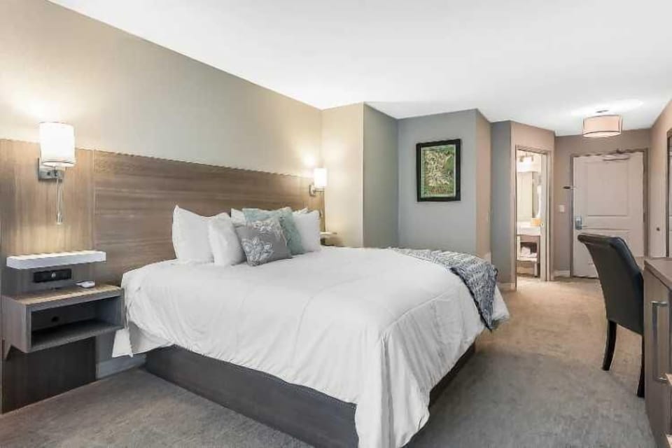Standard Room, 1 King Bed, Non Smoking | Premium bedding, pillowtop beds, desk, blackout drapes