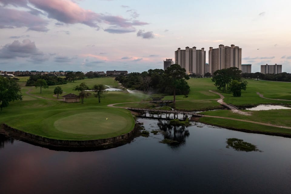 Seascape Golf Course Drone New