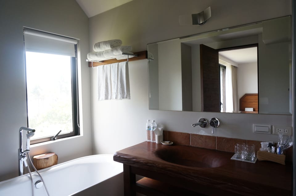 Sea View Quadruple Room | Bathroom | Shower, free toiletries, hair dryer, slippers