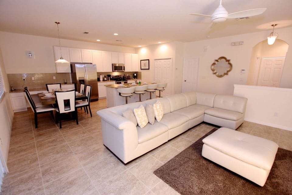 Open Floor Plan - Living, Dining Room &amp; Kitchen