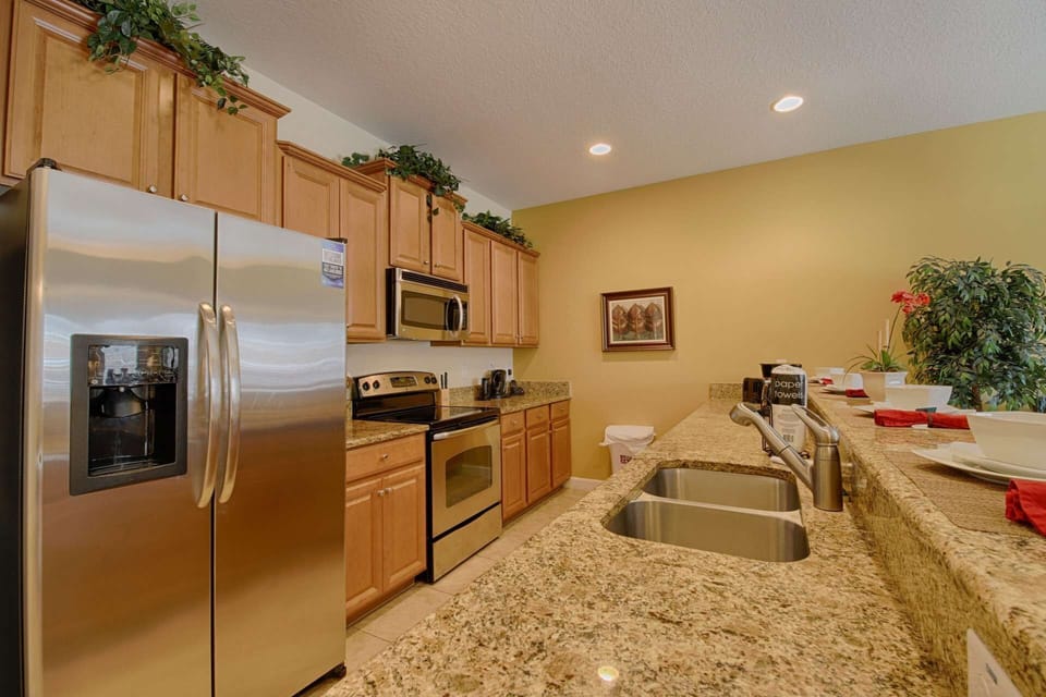 Plenty of Cabinet Space and Stocked w/Dinnerware, Silverware &amp; All Necessities