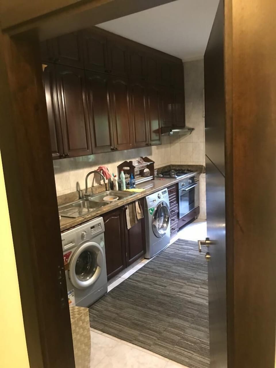 Apartment, 2 Bedrooms | Private kitchen | Fridge, microwave, oven, stovetop