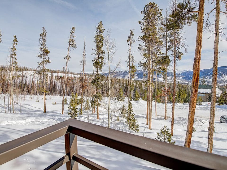 Stunning mountains views from our deck!