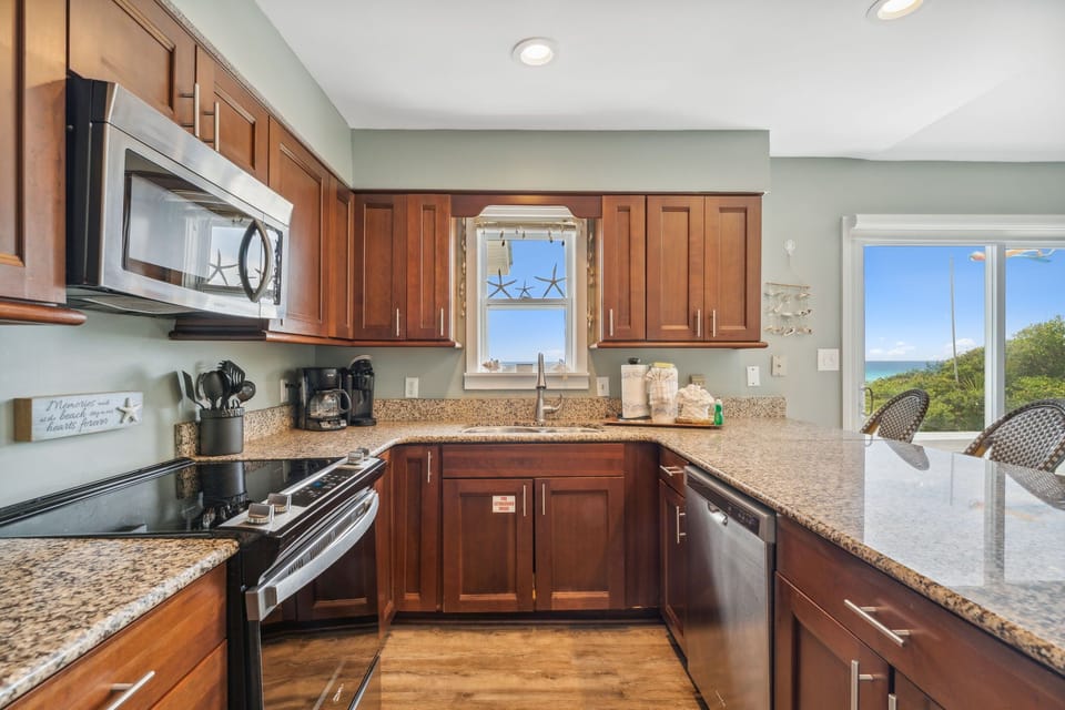Kitchen - Equipped with Stainless Steel Appliances