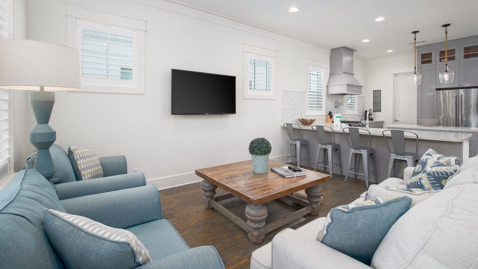 Open Concept Living and Dining Area