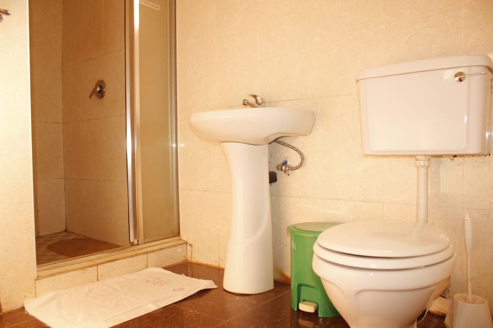 Standard Double Room | Bathroom | Shower, free toiletries, hair dryer, slippers