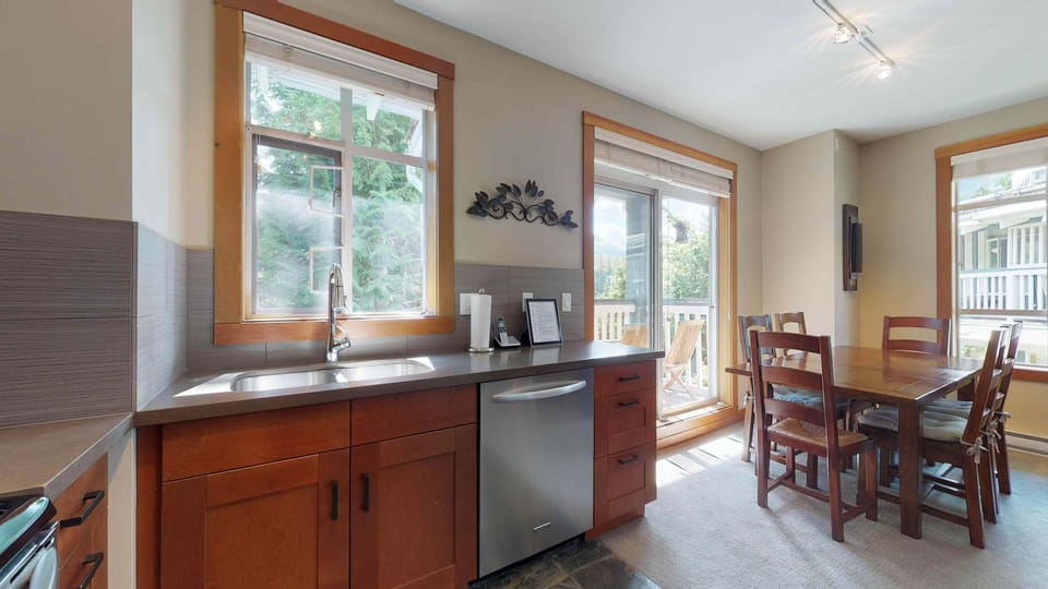 - Light filled kitchen and dining area
