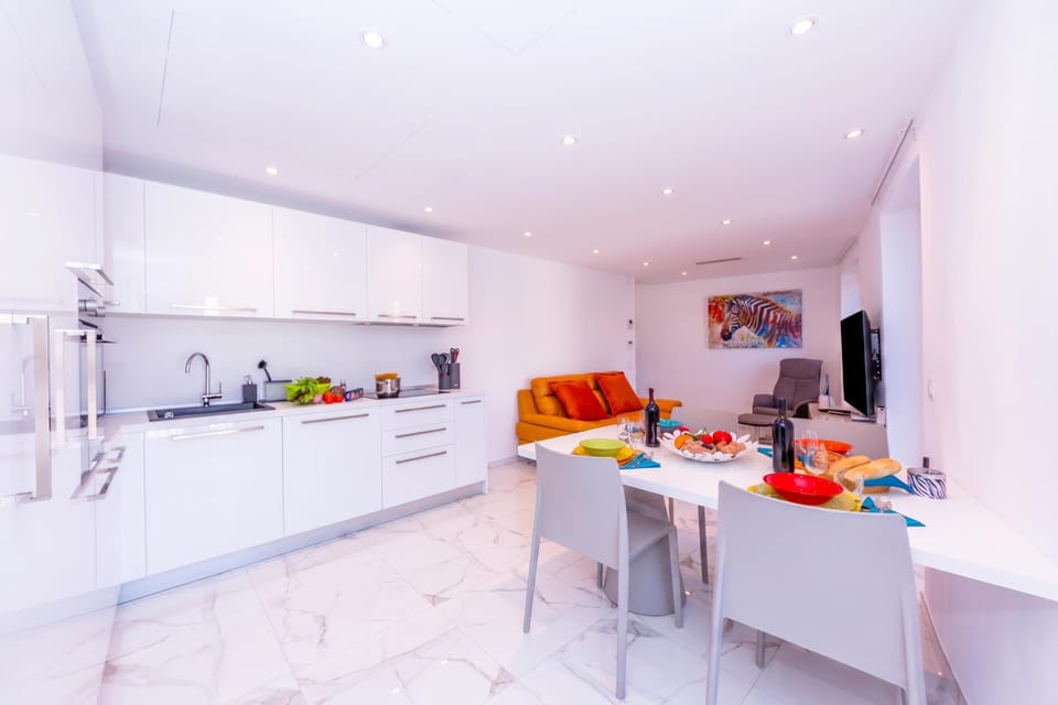 Kitchen and dining area