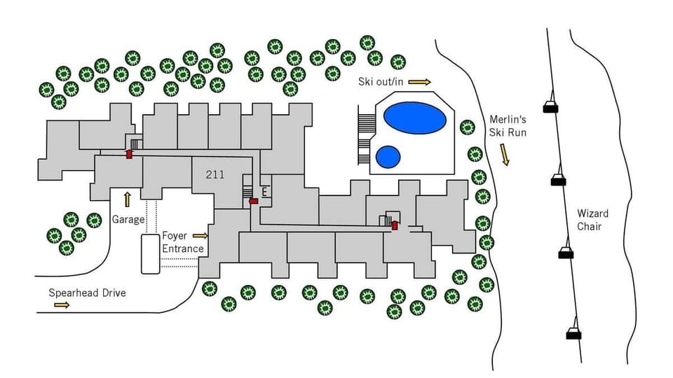 Condo Location in the Lodge