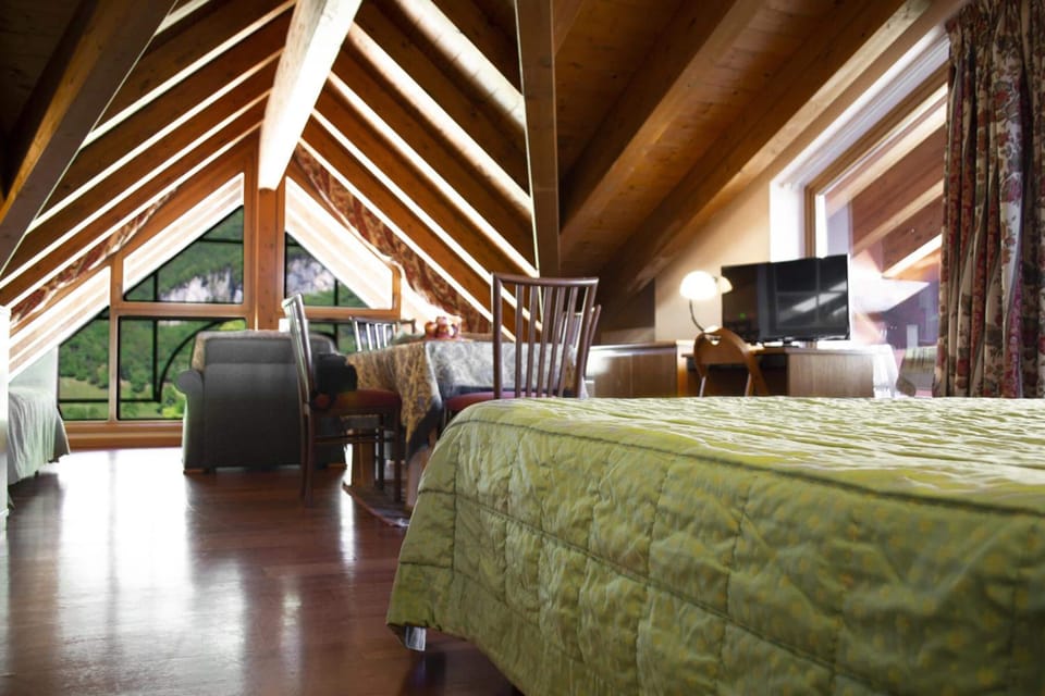 Premium bedding, down comforters, desk, blackout drapes