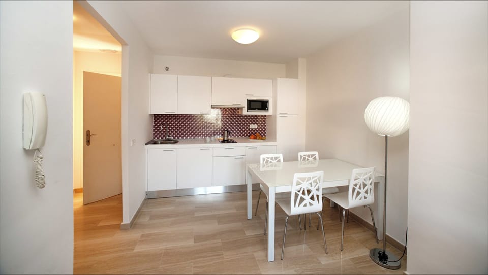 Superior Apartment, 1 Bedroom (2 adults + 2 children) | Living area | 26-inch flat-screen TV with digital channels, LCD TV