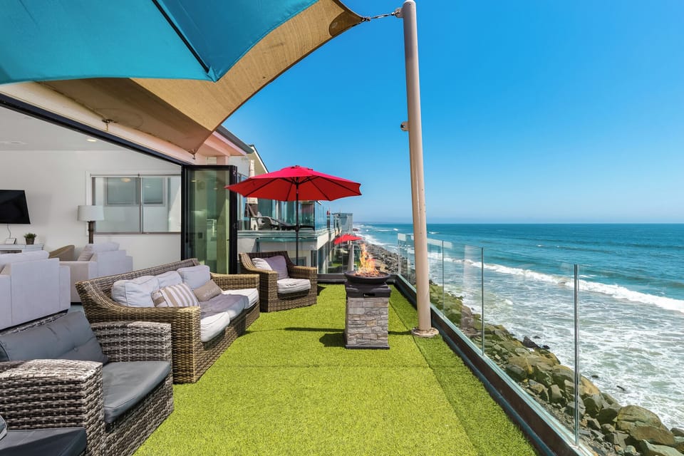 Watch as the Waves Crash Out from Your Own Private Balcony