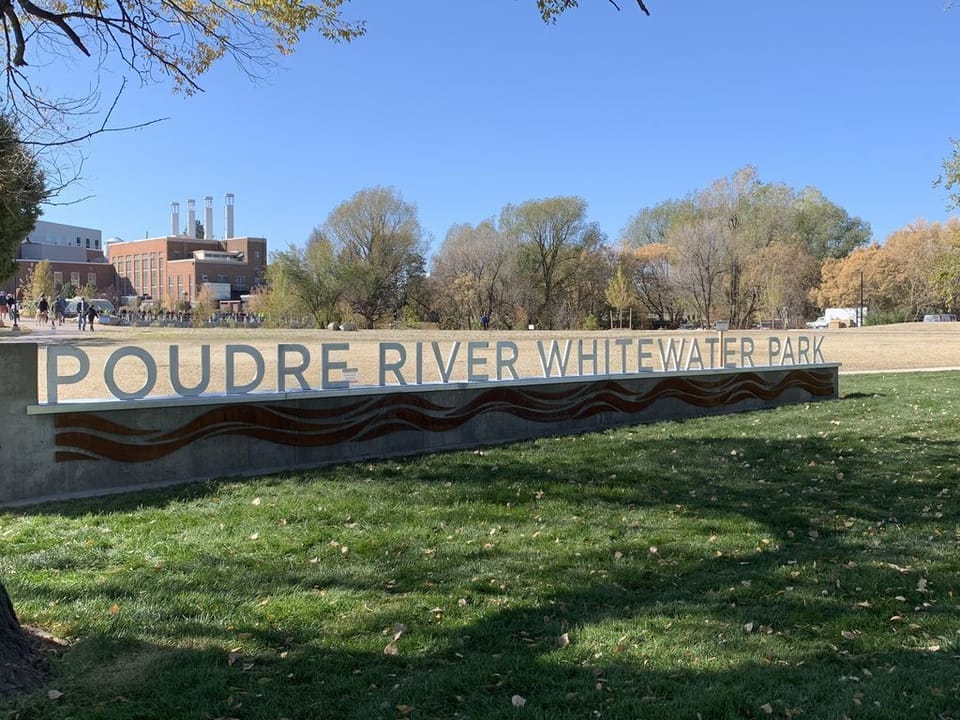 New whitewater park is located a couple blocks from the house.