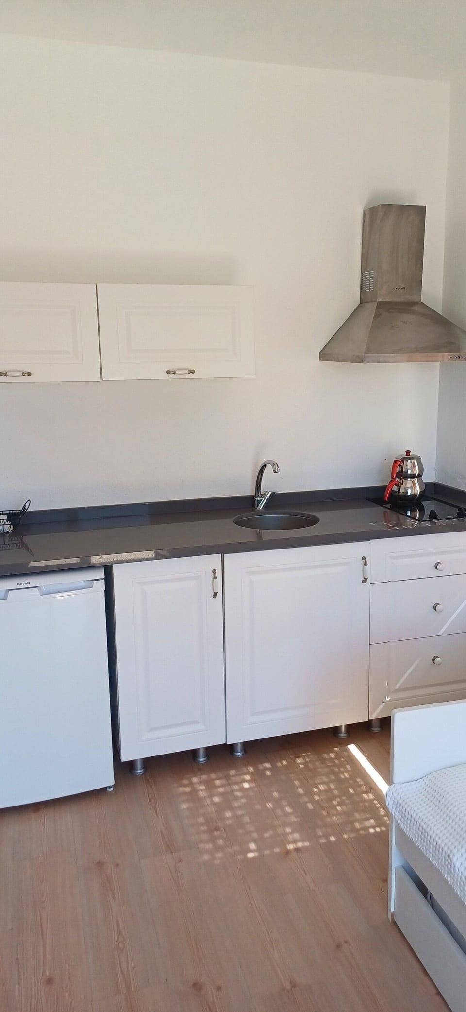 Family Apartment | Private kitchen | Full-size fridge, dining tables