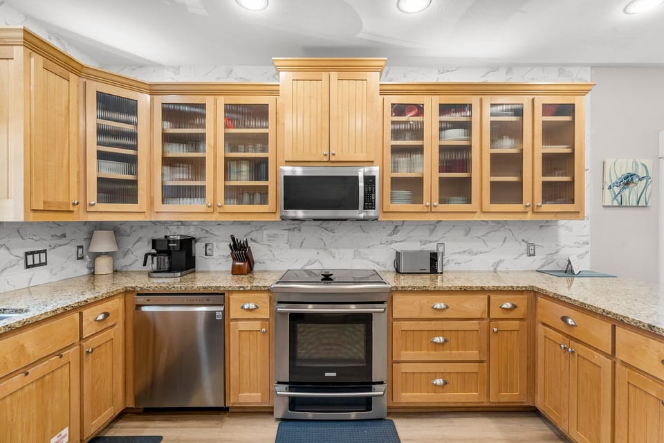 very spacious remodeled kitchen