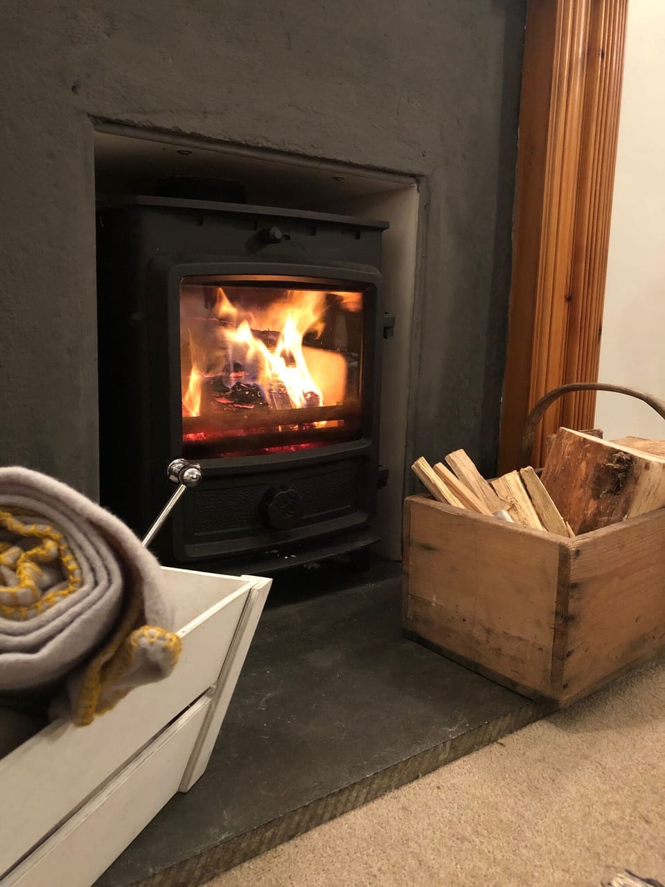 Get cosy after a long walk in front of our woodburner with friends and family.
