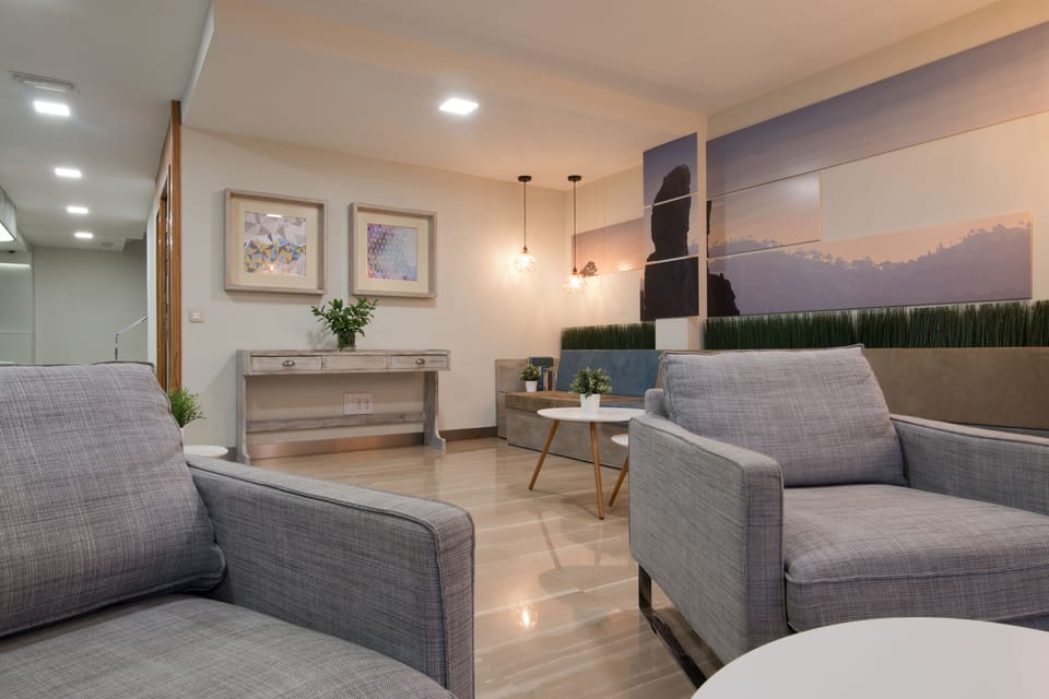 Lobby sitting area
