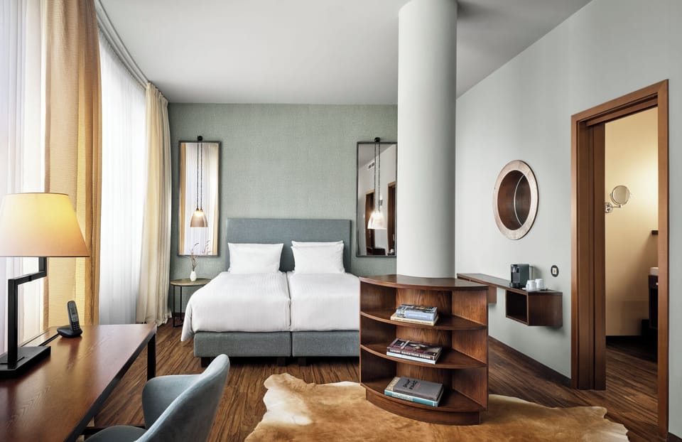 Minibar, in-room safe, desk, blackout drapes