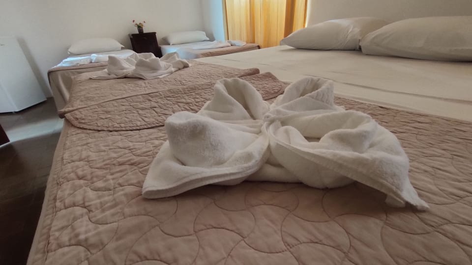 Blackout drapes, bed sheets