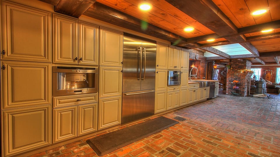 Built in Espresso Machine for your morning jolt!